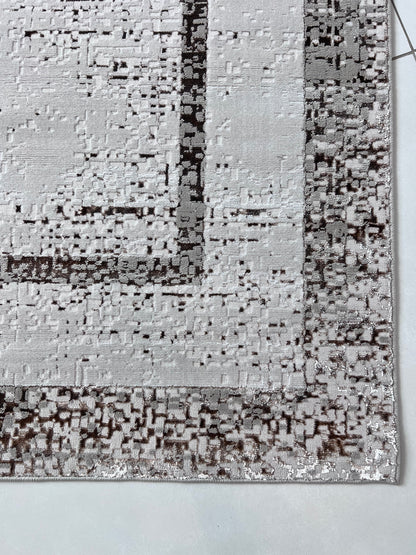 Maximus Opulence Indoor | Outdoor Area Rug, Gray & Platinum