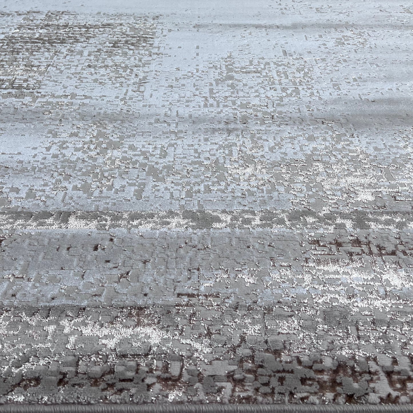 Maximus Opulence Indoor | Outdoor Area Rug, Gray & Platinum