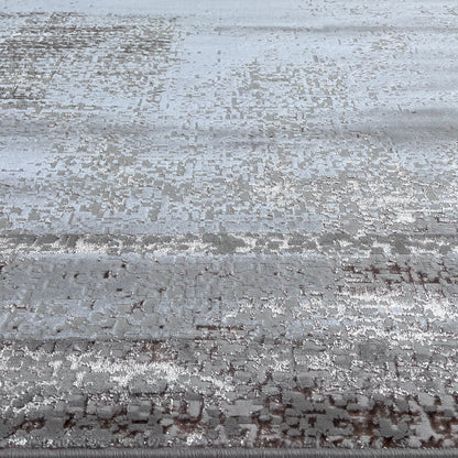 Maximus Opulence Indoor | Outdoor Area Rug, Gray & Platinum