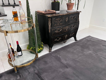 Bella Luxury Faux Fur Area Rug, Assorted Colors