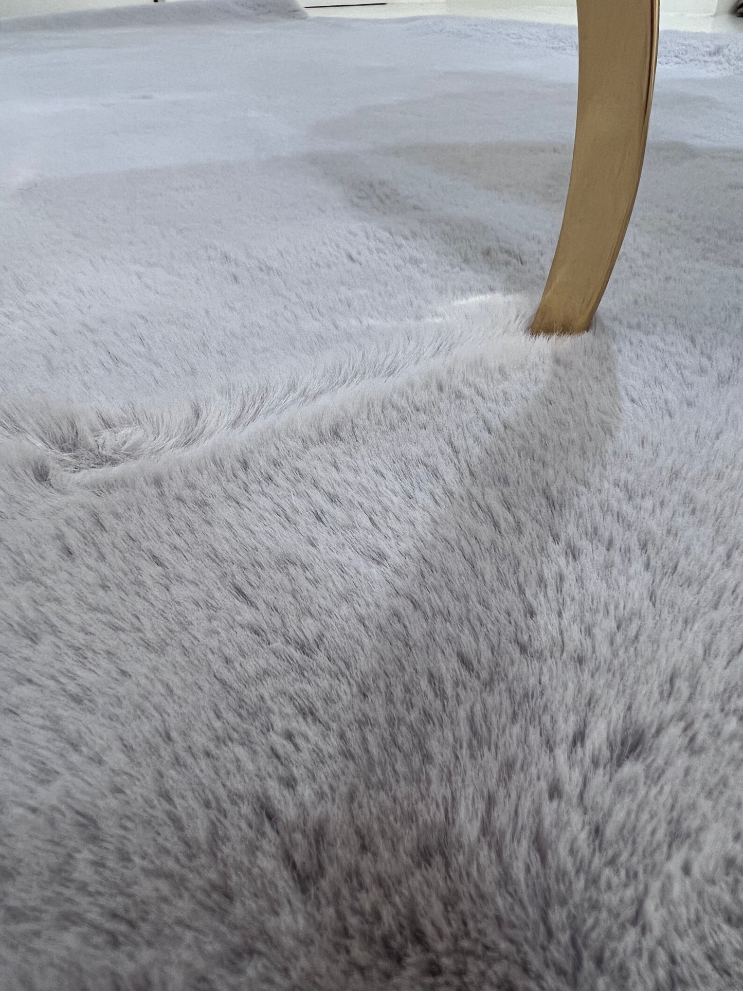 Bella Luxury Faux Fur Area Rug, Assorted Colors