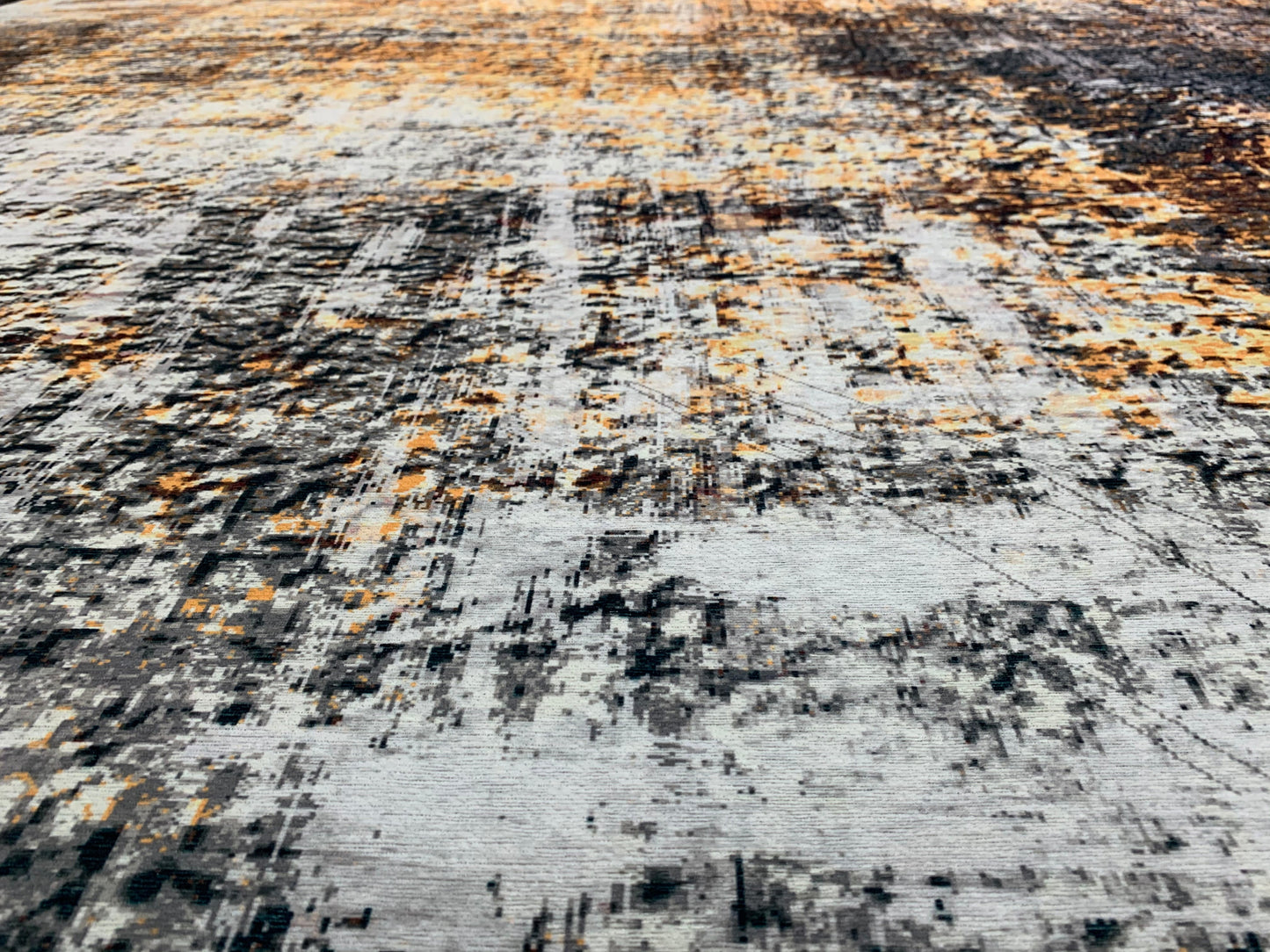 Elevate Radiant Nexus Area Rug, Black & Gold
