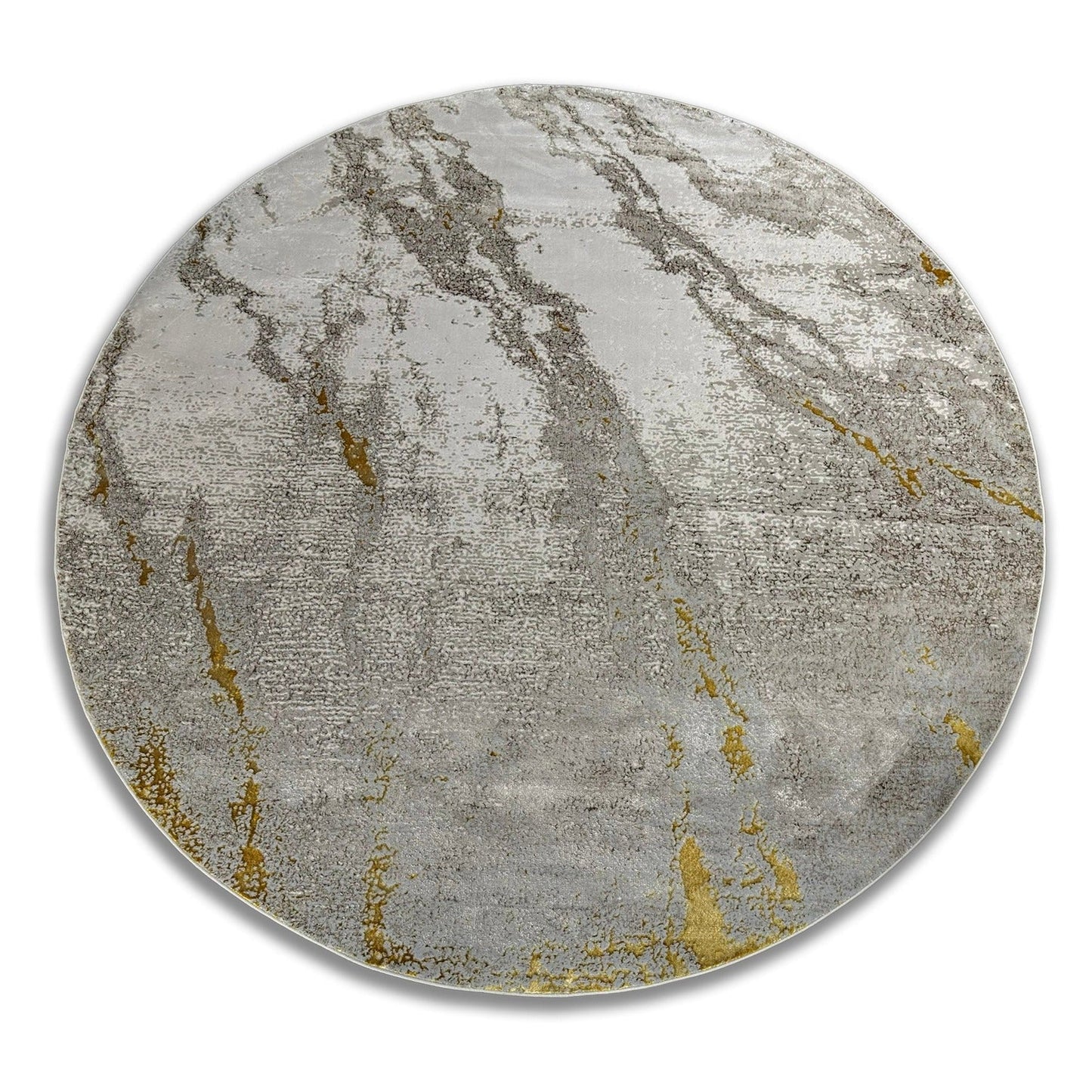 Maximus Marble Indoor | Outdoor Area Rug, Beige & Gold