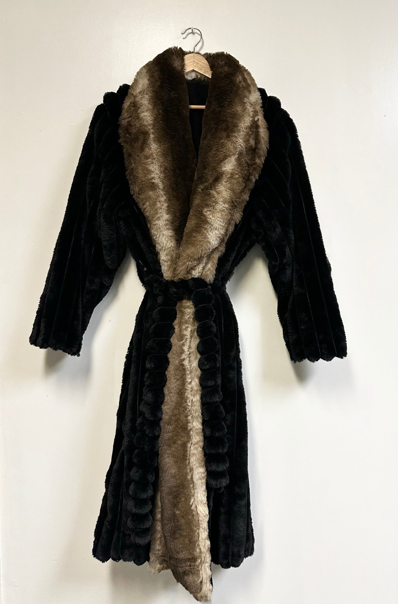 Rexa Luxury Faux Chinchilla Fur Robe, Assorted Colors