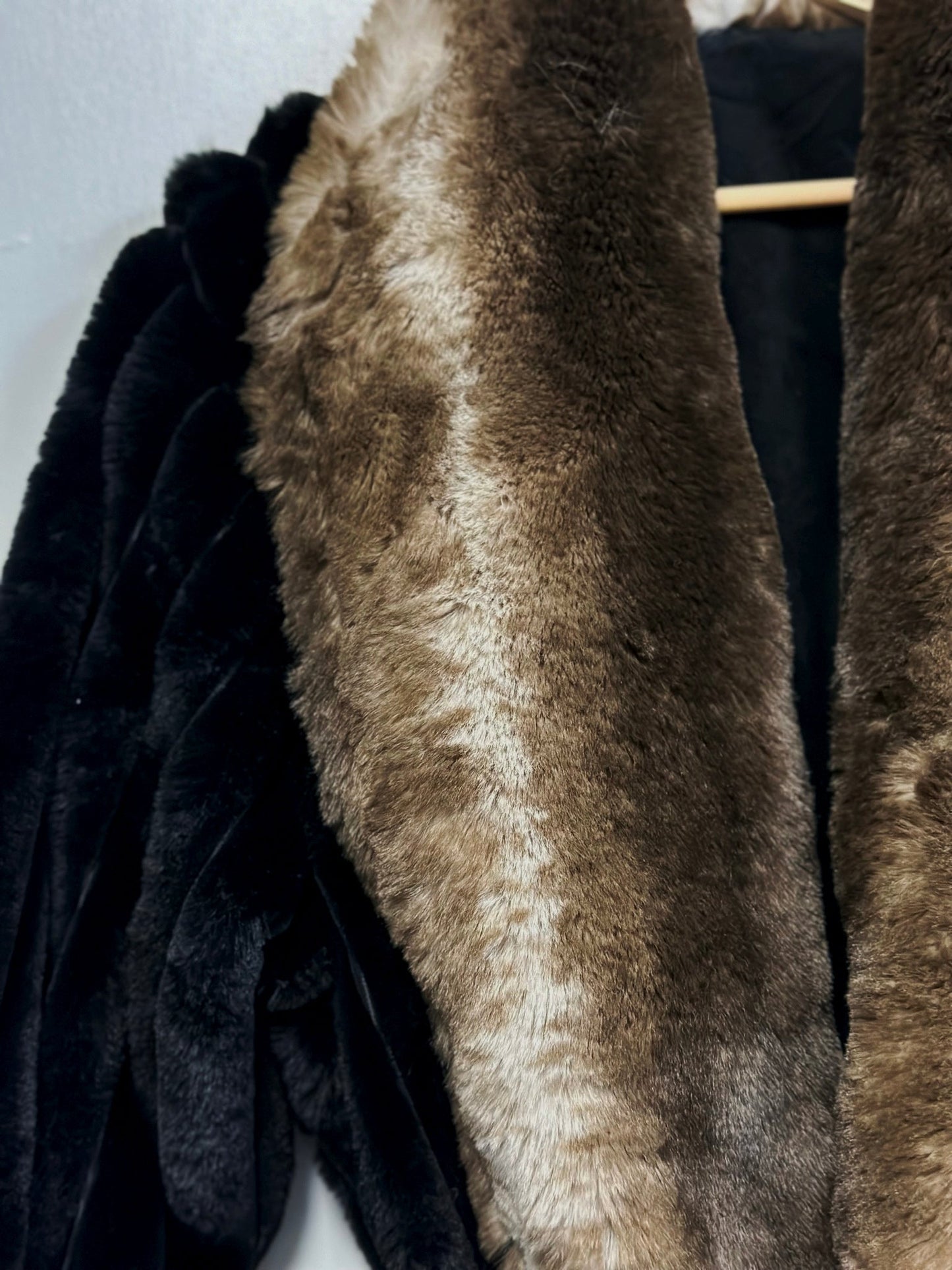 Rexa Luxury Faux Chinchilla Fur Robe, Assorted Colors