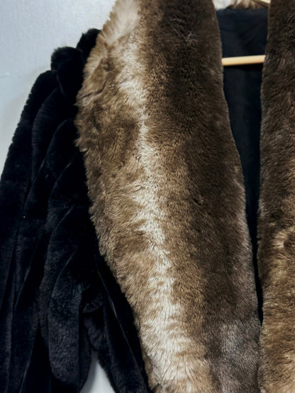 Rexa Luxury Faux Chinchilla Fur Robe, Assorted Colors