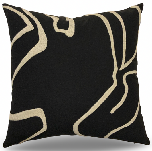 VIVA Aari Embroidered Casement Throw Pillow, Assorted Multicolor